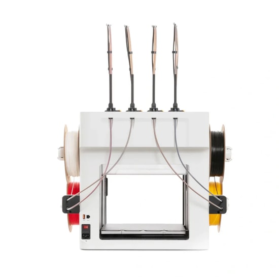 Snapmaker U1 3D Yazıcı (U1-3D-YAZICI) - 500mm/s Hız, FDM, 270x270x270mm Baskı Alanı, Kapalı Kasa, Wi-Fi, Raylı