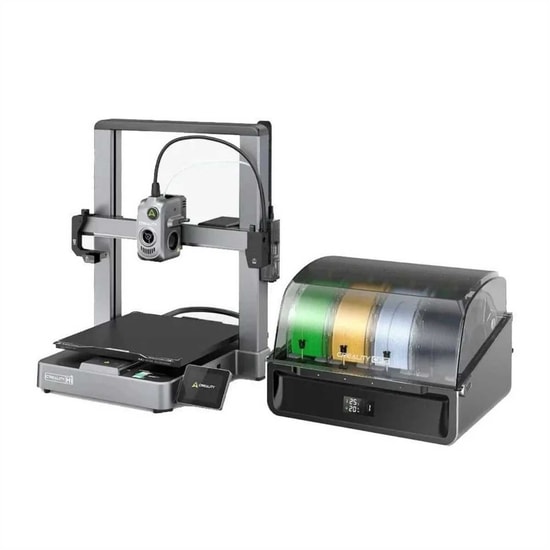 Creality Hi Combo 3D Yazıcı (HI-COMBO-FDM-COREXZ-600MMS) - 600mm/s Hız, Raylı X-Y Ekseni, 260x260x300mm Baskı Alanı