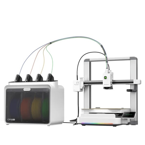 Creality SparkX i7 Combo 3D Yazıcı (SPARKX-I7-COMBO-FDM-500MMS-260MM) - 500mm/s Hız, FDM, 260x260x255mm, Renkli Baskı