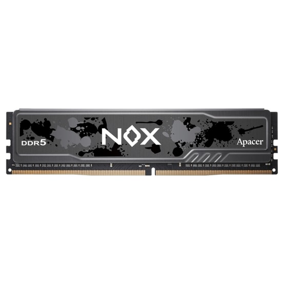 Apacer NOX 16GB (1x16GB) 6400MHz CL36 DDR5 Gaming Ram (AH5U16G64C652MBAA-1) - Siyah, Masaüstü PC Bellek