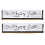 Apacer NOX 32GB (2x16GB) 6000MHz CL38 DDR5 Gaming Ram (AH5U32G60C622MWAA-2) - Beyaz, Masaüstü PC Bellek Kit