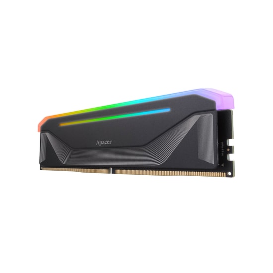 Apacer NOX RGB 16GB (1x16GB) 6000MHz CL38 DDR5 Gaming Ram (AH5U16G60C622NBAA-1) - RGB, Masaüstü PC Bellek