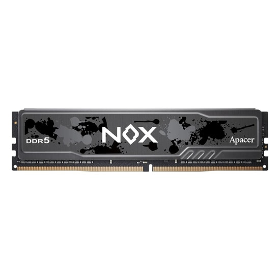 Apacer NOX 16GB (1x16GB) 5200MHz CL40 DDR5 Gaming Ram (AH5U16G52C522MBAA-1) - Alüminyum Soğutucu, Masaüstü Bellek