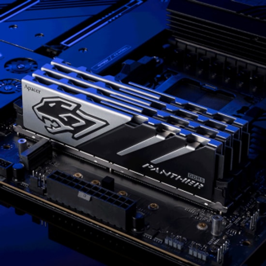 Apacer Panther 32GB (2x16GB) DDR5 5200MHz CL38 Gaming Ram (AH5U32G52C5227BAA-2) - Alüminyum Soğutucu, Masaüstü Bellek
