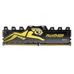 Apacer Panther 16GB (1x16GB) 3200MHz CL16 DDR4 Gaming Ram (AH4U16G32C28Y7GAA-1) - Black-Gold, Masaüstü Bellek