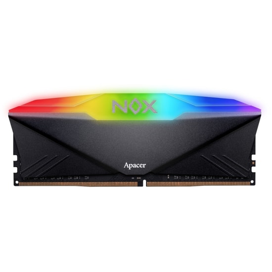 Apacer NOX RGB 16GB (1x16GB) 3200MHz CL16 DDR4 Gaming Ram (AH4U16G32C28YNBAA-1) - RGB, Masaüstü Bellek Bellek