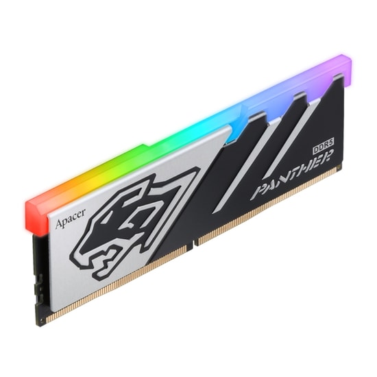 Apacer Panther RGB 32GB (1x32GB) DDR5 6000MHz CL38 Gaming Ram (AH5U32G60C6229BAA-1) - RGB Soğutucu, Masaüstü Bellek
