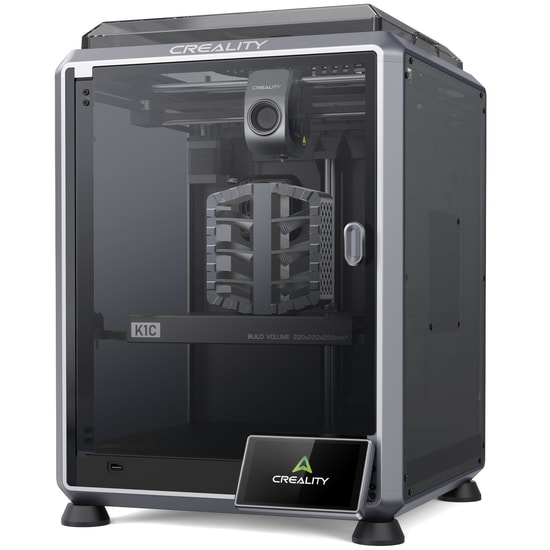 Creality K1C 3D Yazıcı (K1C-FDM-600MMS-220MM-KAPALI-KASA) - 600mm/s Hız, Kapalı Kasa, 220x220x250mm Baskı Alanı, Wi-Fi