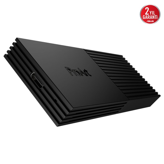 ASUS ProArt PA400L M.2 NVMe Harici SSD Kutusu - USB4 40Gbps, USB-C, Tool-free Vidasız Tasarım, Alüminyum Kasa