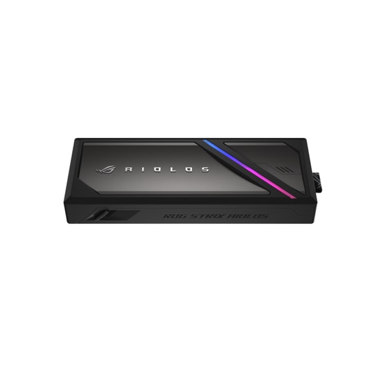 ASUS ROG Strix AIOLOS M.2 NVMe Harici SSD Kutusu - USB 3.2 Gen 2x2 Type-C, 20 Gbps, Tool-free, Gümüş Tasarım