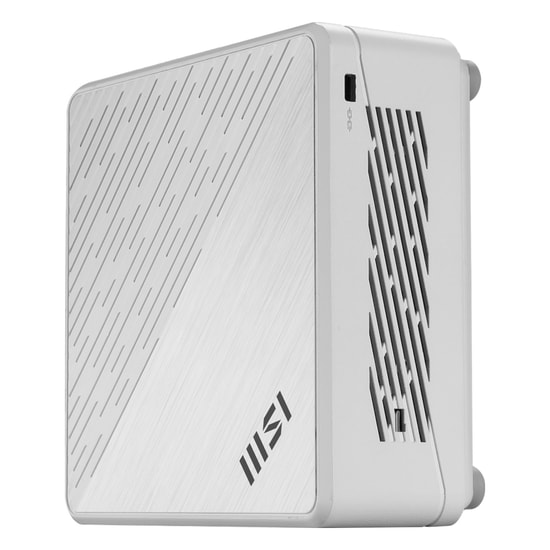 MSI Cubi 5 1M-497EU Beyaz Mini PC - Intel Core 5 120U, 16GB DDR5 RAM, 512GB SSD, Windows 11 Pro, UHD Graphics