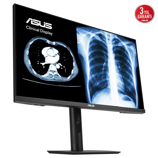 Asus MH2441A 23.8" 75Hz 5ms IPS Klinik Monitör - 2560x1440, DICOM Part 14, USB-C, Antibakteriyel Kaplama, Vesa