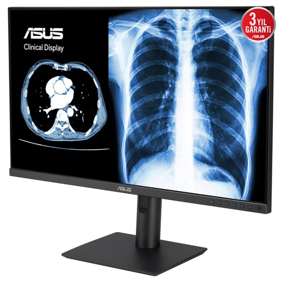 Asus MH2441A 23.8" 75Hz 5ms IPS Klinik Monitör - 2560x1440, DICOM Part 14, USB-C, Antibakteriyel Kaplama, Vesa