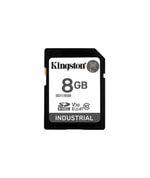 Kingston 8GB Industrial SDHC (SDIT8GB) - 100MB/s Okuma, C10, UHS-I U3, V30, A1, pSLC Endüstriyel Hafıza Kartı