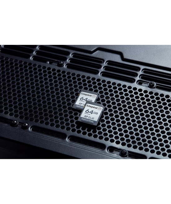 Kingston 64GB Industrial SDHC (SDIT64GB) - 100MB/s Okuma, C10, UHS-I U3, V30, A1, pSLC Endüstriyel Hafıza Kartı