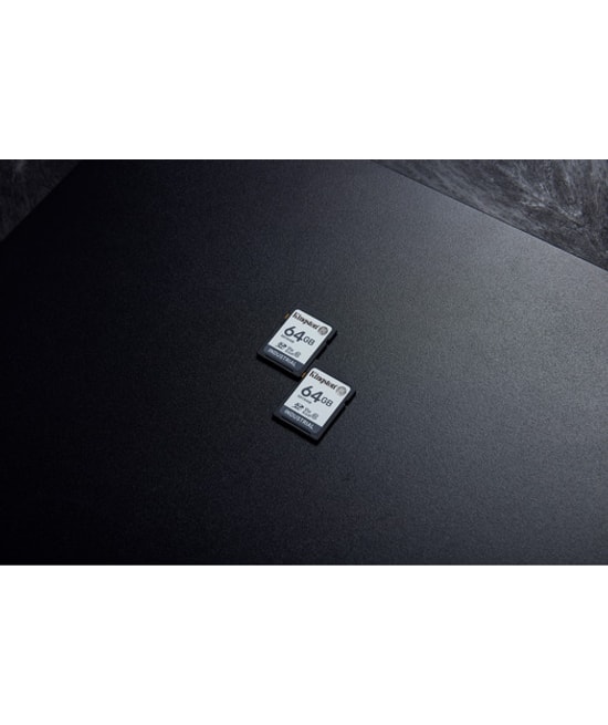 Kingston 64GB Industrial SDHC (SDIT64GB) - 100MB/s Okuma, C10, UHS-I U3, V30, A1, pSLC Endüstriyel Hafıza Kartı