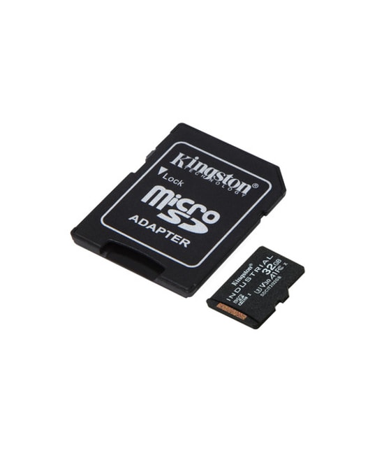 Kingston 32GB Industrial microSDHC (SDCIT232GB) - 100MB/s, pSLC, C10, UHS-I U3, V30, A1 Endüstriyel Hafıza Kartı