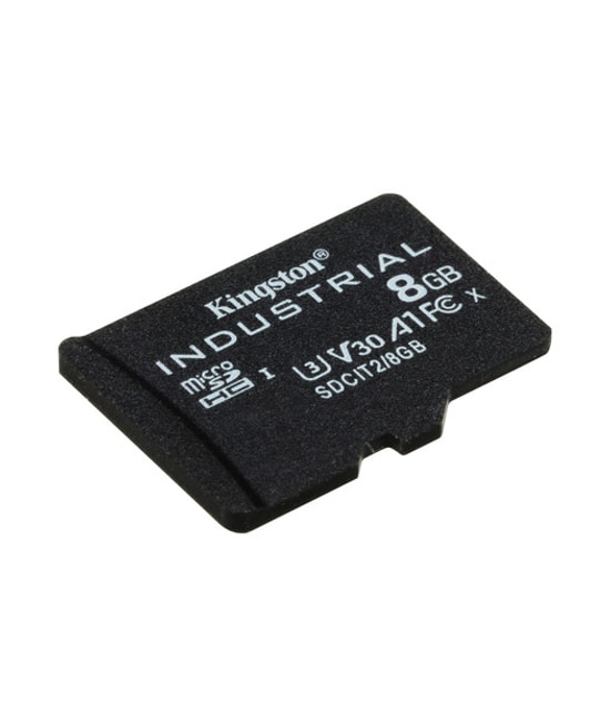Kingston 8GB Industrial microSDHC (SDCIT28GB) - 100MB/s, pSLC, C10, UHS-I U3, V30, A1 Endüstriyel Hafıza Kartı
