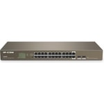 IP-com G1024F 24 Port Gigabit Switch - 2x1GB SFP Uplink, Rackmount, Metal Kasa, Yönetilemez Ağ Anahtarı