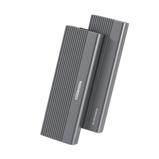 Codegen CDG-SSD-40BC Type-C USB 3.1 M.2 NVMe SSD Alüminyum Disk Kutusu - 10Gbps, M-Key / B+M Key Uyumlu Kasa