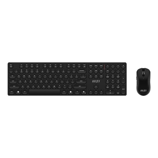 MSI Forge K210W Combo TR Kablosuz Klavye Mouse Seti - 2.4GHz, 1600 DPI, Li-ion Batarya, Optik Sensör, Türkçe Q Düzen