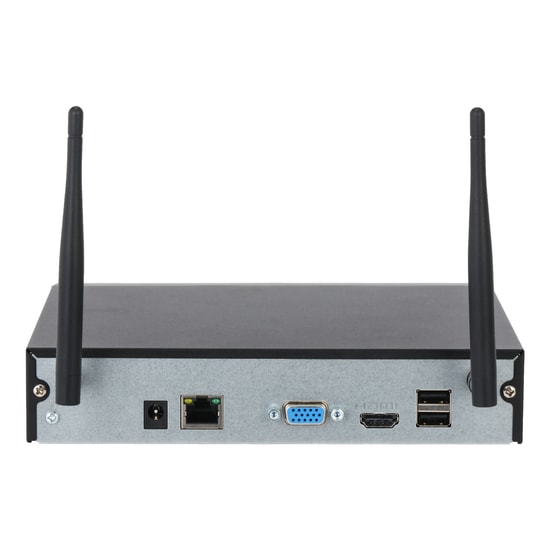 Dahua NVR2104HC-W 4 Kanal 4K Kablosuz NVR Kayıt Cihazı - H.265+, 1x20TB HDD Desteği, Dahili Wifi, 100Mbps, 1U