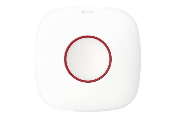 Hikvision DS-PDEB1-EG2-WE Kablosuz Panik Butonu - 868 MHz, 1200m Mesafe, Tri-X Teknolojisi, Duvara Montaj, Beyaz