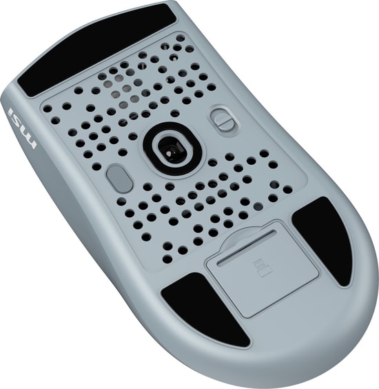 MSI Forge GM340 W Sky Kablosuz Oyuncu Mouse - 12000 DPI, 57g Ultra Hafif, Optik Sensör, WiFi, Gök Mavisi Renk