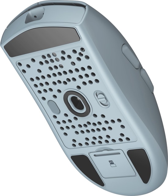 MSI Forge GM340 W Sky Kablosuz Oyuncu Mouse - 12000 DPI, 57g Ultra Hafif, Optik Sensör, WiFi, Gök Mavisi Renk