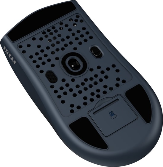 MSI Forge GM340 W Navy Kablosuz Oyuncu Mouse - 12000 DPI, 57g Ultra Hafif, Optik Sensör, WiFi, Lacivert Renk