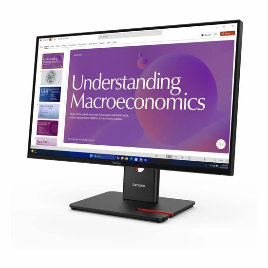 Lenovo ThinkVision T24D-40 23.8" 120Hz IPS Monitör (64B9GAT1TK) - Full HD, 4ms, USB-C, HDMI, DP, Pivot, VESA