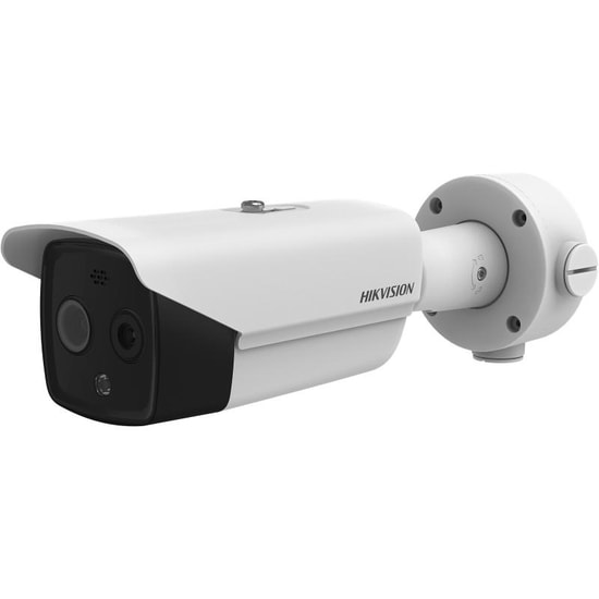 Hikvision DS-2TD2617-6/QA Termal IP Bullet Kamera - 160x120, 6mm Lens, 4MP Optik, 40m IR, PoE, HeatPro, IP66