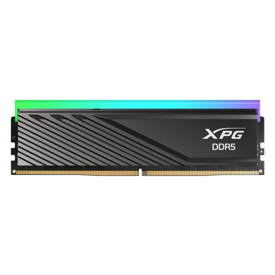XPG Lancer Blade RGB 16GB (1x16GB) DDR5 6000MHz CL30 Gaming Ram (AX5U6000C3016G-SLABRBK) - Siyah, Soğutuculu