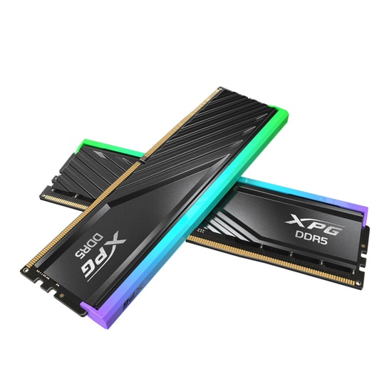 XPG Lancer Blade RGB 32GB (2x16GB) 6000MHz DDR5 CL48 Ram (AX5U6000C4816G-DTLABRBK) - Siyah, Dual Kit Gaming Bellek