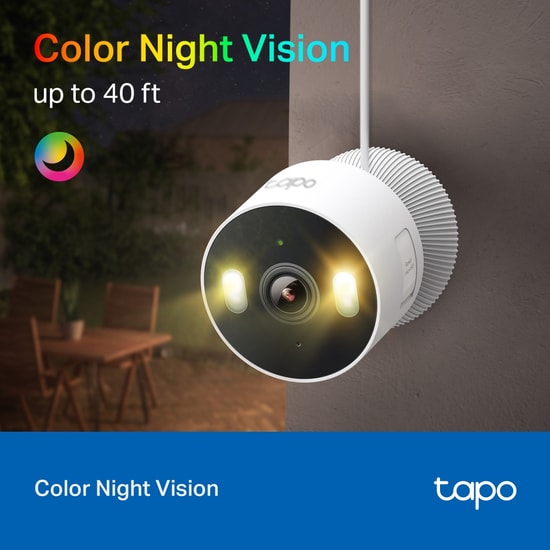 TP-Link Tapo C113 2K 3MP Wi-Fi İç/Dış Mekan Güvenlik Kamerası - Renkli Gece Görüşü, IP65, Akıllı AI Algılama