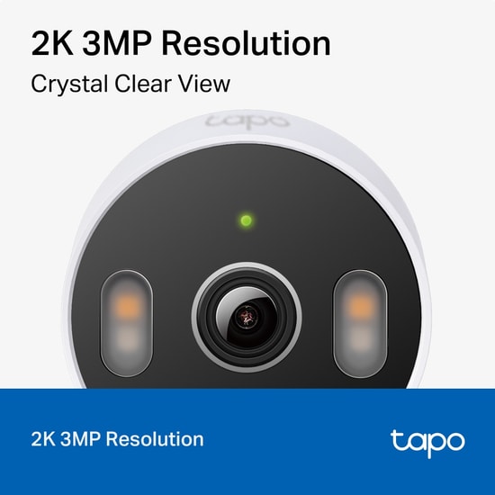 TP-Link Tapo C113 2K 3MP Wi-Fi İç/Dış Mekan Güvenlik Kamerası - Renkli Gece Görüşü, IP65, Akıllı AI Algılama