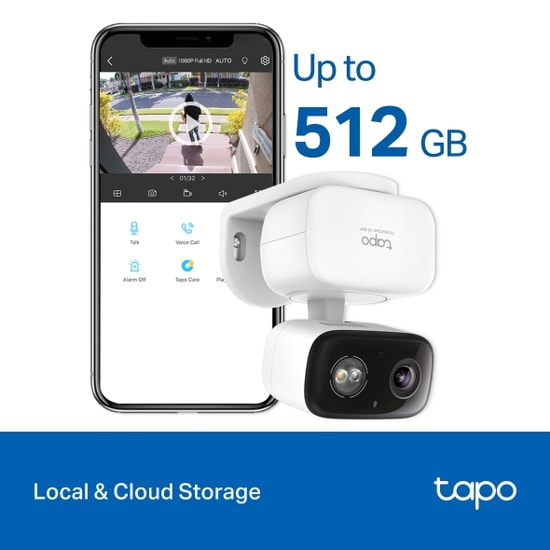 TP-Link Tapo C216 4MP 2K Wi-Fi Güvenlik Kamerası - 360 Pan/Tilt, Renkli Gece Görüşü, Akıllı Takip, AI Algılama