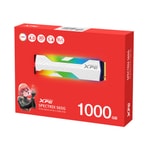 XPG Spectrix S65G 1TB NVMe M.2 SSD (SSPECTRIXS65G-1000G-CI) - 6000/4000 MB/s, RGB, PCIe Gen4, 2280 NVMe SSD Disk