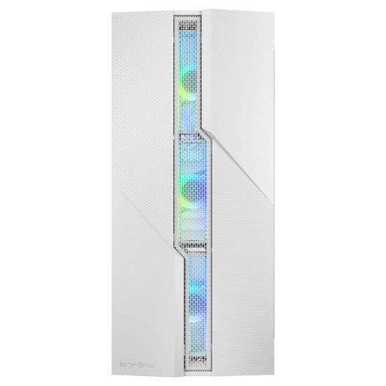 BitFenix C20 Beyaz 650W Bilgisayar Kasası (BFC-C20W60WWGKK-4F) - 4x120mm FRGB Fan, Temperli Cam, Mesh Panel, ATX