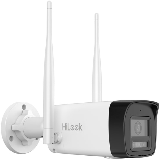 HiLook IPC-B140HA-LDF/W(B) 4MP Wi-Fi 6 Bullet Kamera - 2.8mm Lens, 30m Akıllı Işık, Çift Yönlü Ses, İnsan Algılama