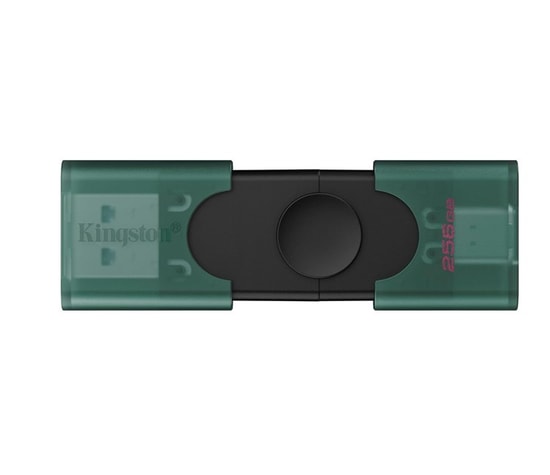 Kingston DataTraveler Duo 256GB USB 3.2 Gen 1 Flash Bellek (DTDEG2/256GB) - Çift Arayüzlü Type-A & Type-C, NAND