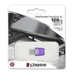 Kingston DataTraveler MicroDuo 3C 128GB USB 3.2 Gen 1 Flash Bellek (DTDUO3CG3/128GB) - 200MB/s Hız, Type-A & Type-C