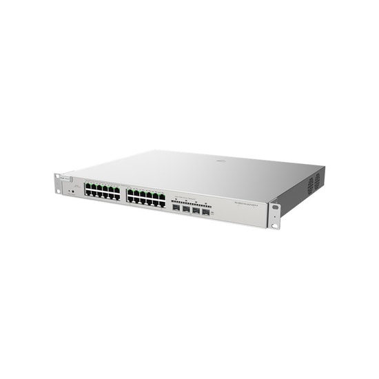 Ruijie Reyee RG-NBS5200-24GT4XS-P-V2 24 Port Gigabit L3 Yönetilebilir PoE Switch - 4x10G SFP+, 370W, Rackmount