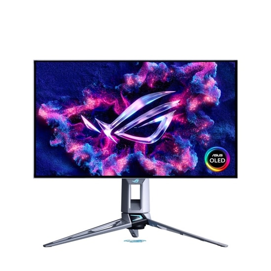 Asus ROG Swift OLED PG27AQWP-W 26.5 target= 540Hz 0.02ms Tandem OLED Oyuncu Monitörü - 2K QHD, Dual Mode, G-Sync, Pivot