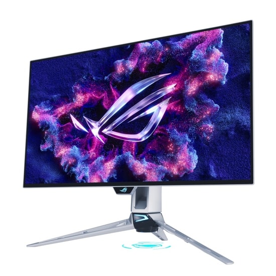 Asus ROG Swift OLED PG27AQWP-W 26.5 target= 540Hz 0.02ms Tandem OLED Oyuncu Monitörü - 2K QHD, Dual Mode, G-Sync, Pivot