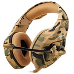Onikuma K1-B Kamuflaj Kulak Üstü Kulaklık NT-119001 - Kablolu, Mikrofonlu, 55 dB Ses Gücü, 24 Ay Garantili, P.R.C