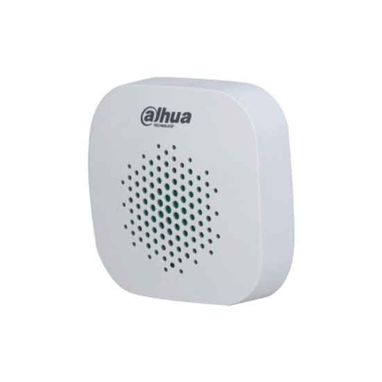 Dahua DHI-ARA12-W2(868) Kablosuz İç Mekan Siren - 105dB Ses Seviyesi, 868MHz, AES128 Şifreleme, Beyaz Tasarım