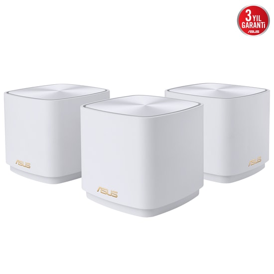 Asus ZenWiFi XD5 (1P Beyaz) WiFi 6 AX3000 Mesh Sistemi - Çift Bant, 2 Port, Dahili Anten, 2402Mbps, 36 Ay Garanti