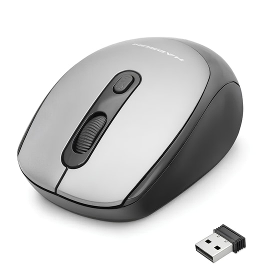 Hadron HDX3406G Siyah Kablosuz Mouse - 1000 DPI Hassasiyet, 2.4GHz Wireless Bağlantı, Ergonomik Plastik Gövde