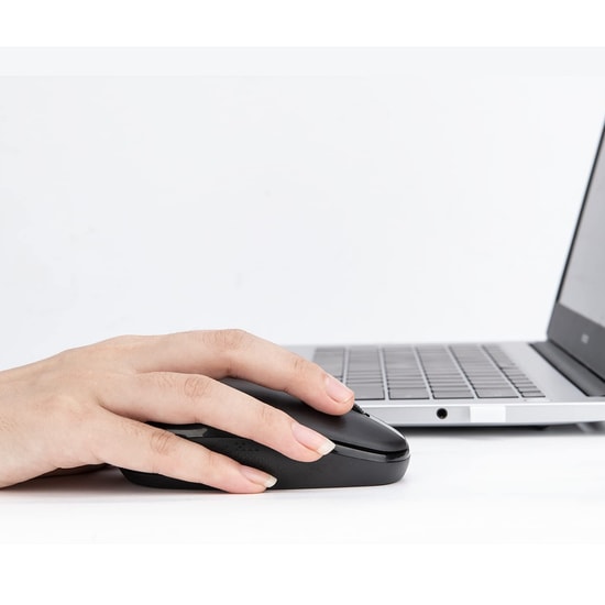 Hadron HDX3406G Siyah Kablosuz Mouse - 1000 DPI Hassasiyet, 2.4GHz Wireless Bağlantı, Ergonomik Plastik Gövde